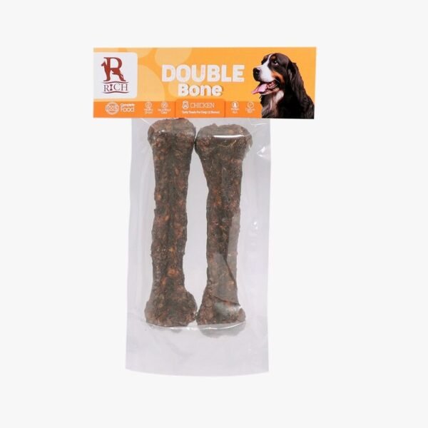 Double Bone 2 Bones Dogs with (Chicken)