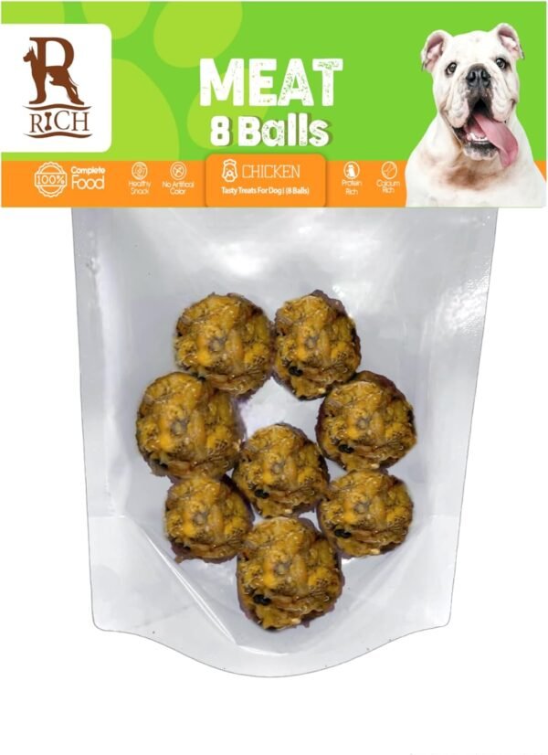 Meat Balls vitamins for dogs 8 Balls (Chicken) - Image 2