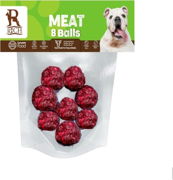 Meat Balls vitamins for dogs 8 Balls (Beef)
