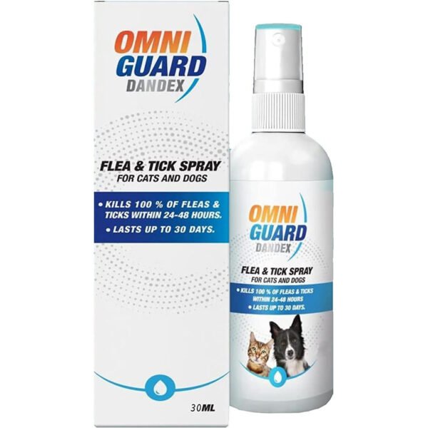 Omni Guard Cats & Dogs Flea & Ticks Spray, 30 ml