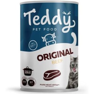 Teddy Pet Food - Cat - Beef 400Gm (10 cans)