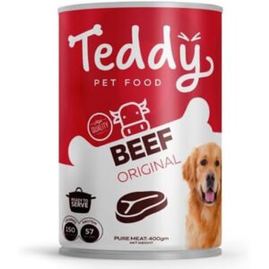 Teddy Pet Food - Dog - Original- Beef 400Gm (10 Cans)