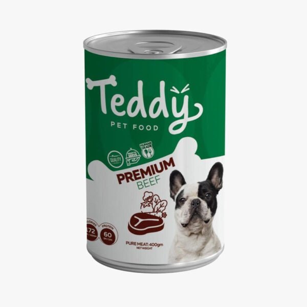 Teddy Pet Food - Dog -Premium Beef 400Gm (10 Cans)