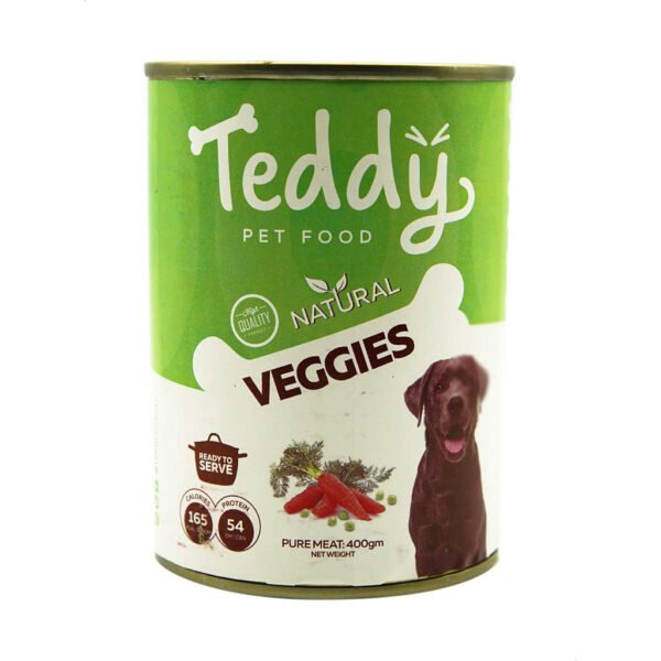 Teddy Veggies Dog Food, 400 gm (10 Cans)