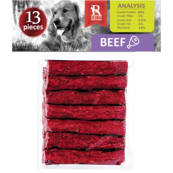 Rich Beef Chew Bones for Dogs (13 pieces)