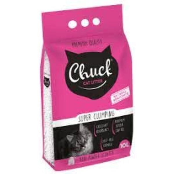 Chuck cat Litter Baby Powder Scented 10L