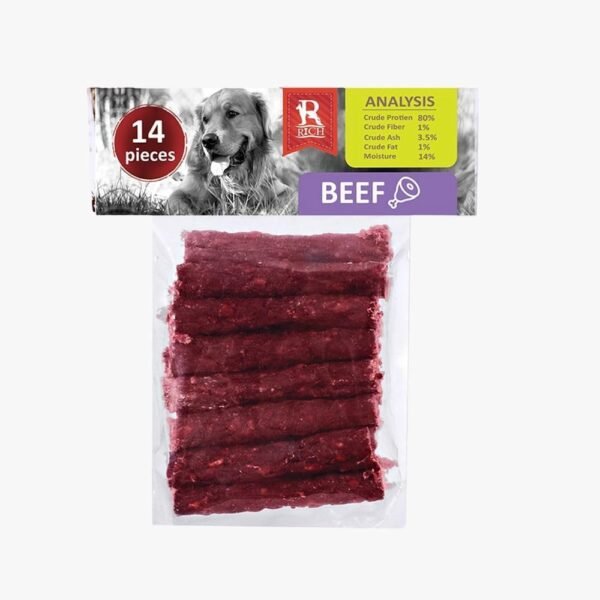Rich Beef Chew Bones for Dogs (14 pieces)