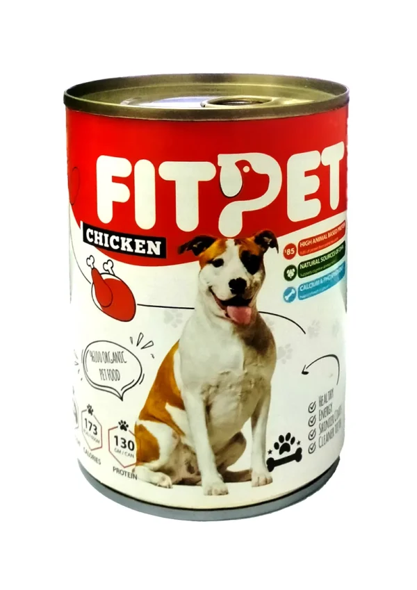 FitPet With Chicken For Dog's 400 gm (10 Cans)