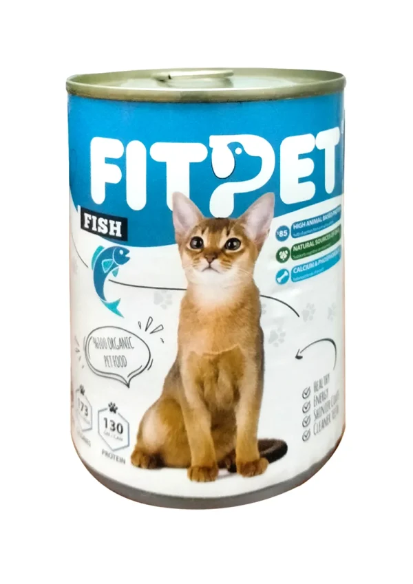 FitPet With Fish For Cat's 400 gm (10 Cans)