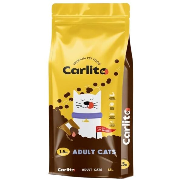 CARLITO ADULT CATS DRY FOOD 1.5KG