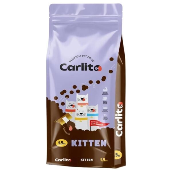 CARLITO ADULT CATS DRY FOOD 1.5KG - Image 2