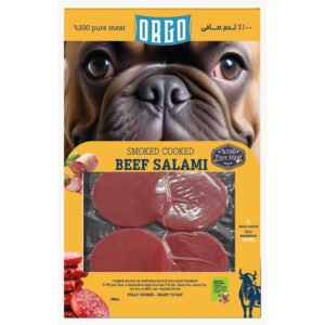 Orgo Smoked Cooked - Beef Salami - 150 Gm-100% Pure Meat
