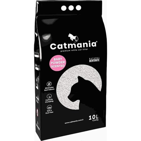 Catmania Baby Powder Scented Animal Litter - 10L
