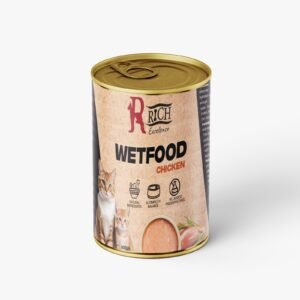 Rich Cat Can Food (6Pcs) Avilable in (Chicken&Shrimp-Chicken-Beef-Seafood)