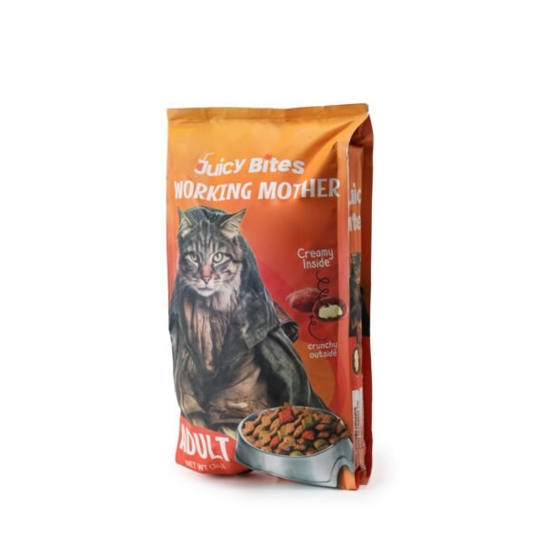 Juicy Bites Working Mother Premium Adult Cat Food, Crunchy and Creamy Dry Kibble, 2KG
