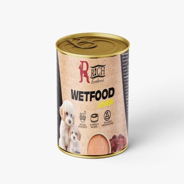 Rich Dog Can Food (6Pcs) Avilable in (Beef-Chicken-Duck-Liver) - Image 4